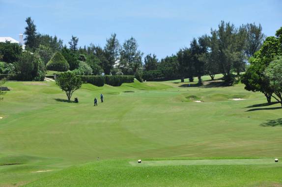 Campos de golfe: paisagens comuns em Bermuda